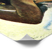 Otahi Allein von Gauguin Paul (beste Qualität) Poster (Ecke)