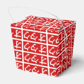 OTAKU 8 Bit Pixel Japanisch Katakana BLOCK Geschenkschachtel (Rückseite)