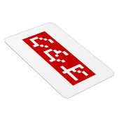 OTAKU 8 Bit Pixel Japanisch Katakana BLOCK Magnet (Rechte Seite)