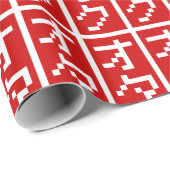 OTAKU 8 Bit Pixel Japanisch Katakana BLOCK Vertika Geschenkpapier (Rolleneckpunkt)