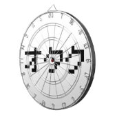 OTAKU 8 Bit Pixel Japanisch Katakana Dartscheibe (Vorderseite rechts)