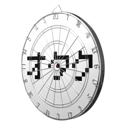 OTAKU 8 Bit Pixel Japanisch Katakana Dartscheibe (Vorderseite rechts)