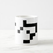 OTAKU 8 Bit Pixel Japanisch Katakana Kaffeetasse (Mittel)