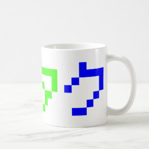 OTAKU 8 Bit Pixel Japanisch Katakana Kaffeetasse