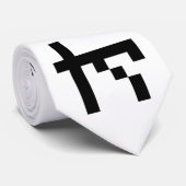 OTAKU 8 Bit Pixel Japanisch Katakana Krawatte (Gerollt)