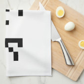 OTAKU 8 Bit Pixel Japanisch Katakana Küchentuch (Viertel Falte)