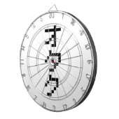 OTAKU 8 Bit Pixel Japanisch Katakana Vertikal Dartscheibe (Vorderseite rechts)