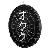 OTAKU 8 Bit Pixel Japanisch Katakana Vertikal Dartscheibe (Vorderseite rechts)