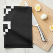 OTAKU 8 Bit Pixel Japanisch Katakana Vertikal Handtuch (Viertel Falte)