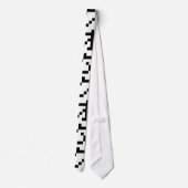 OTAKU 8 Bit Pixel Japanisch Katakana Vertikal Krawatte (Rückseite)