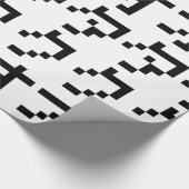 OTAKU 8 Bit-Pixel-japanische Katakana-Vertikale Geschenkpapier (Ecke)