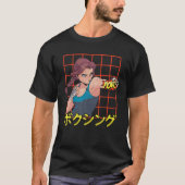 Otaku - Anime Boxing Girl - Manga Japanisches Ästh T-Shirt (Vorderseite)