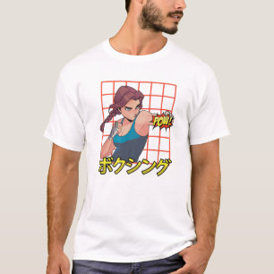 Otaku - Anime Boxing Girl - Manga Japanisches Ästh T-Shirt