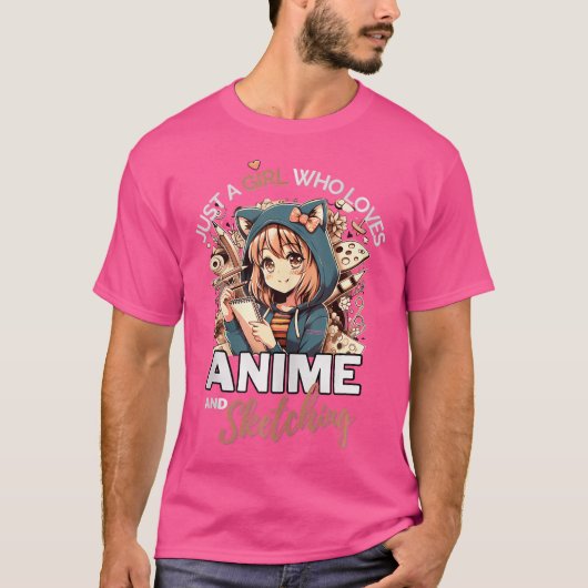Otaku Anime T-Shirt (Vorderseite)