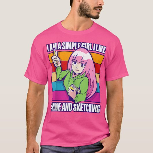 Otaku Anime T-Shirt (Vorderseite)