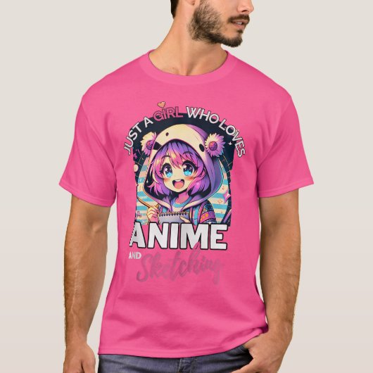 Otaku Anime T-Shirt (Vorderseite)