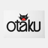 Otaku Cat Funny Slogan Fußmatte (Vorderseite)