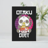 Otaku Diät Oanda Ramen Sushi Manga CosplayOotaku Einladung (Stehend Vorderseite)