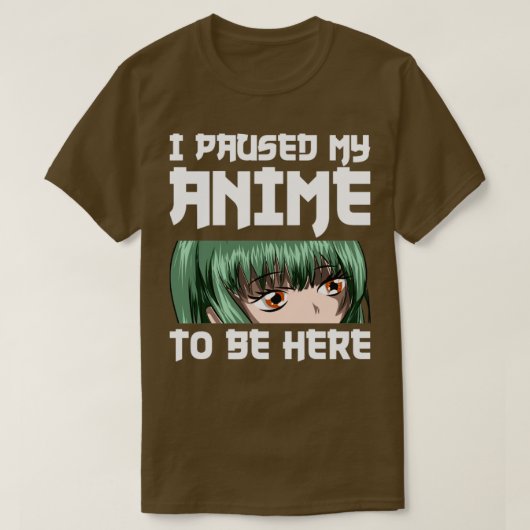 Otaku Funny Quote Anime T-Shirt (Design vorne)