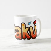 Otaku Funny Text Kaffeetasse (VorderseiteRechts)