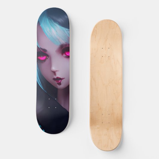 Otaku Girl Skateboard (Vorderseite)