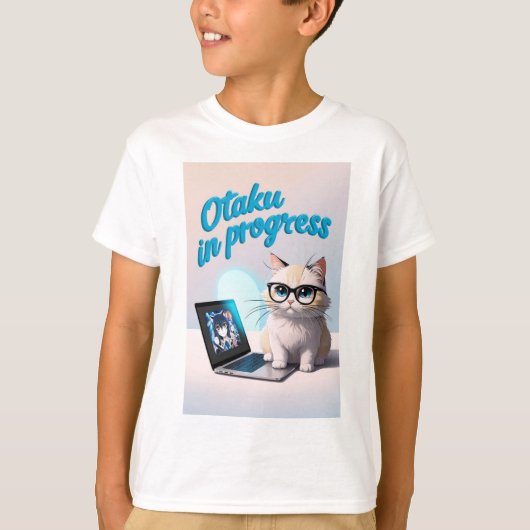 Otaku in Progress. T-Shirt (Vorderseite)