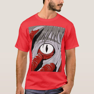 Otaku Japan Anime Japanisches Böses Monster Grafik T-Shirt