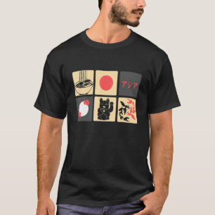 Otaku-Kultur   Japanische Symbole T-Shirt