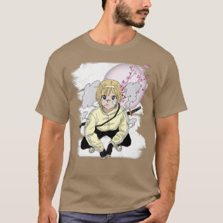Otaku Manga Anime Girl Japanese Cherry Blossom Sak T-Shirt