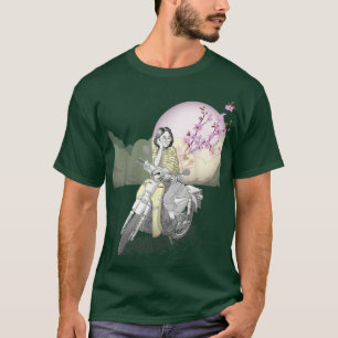 Otaku Manga Anime Mädchen Japanische Kirschblüte S T-Shirt