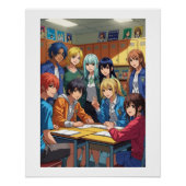 Otaku School Friends Poster (Vorderseite)
