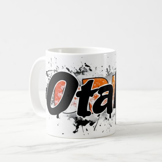 Otaku Slogan Urban Style Kaffeetasse (Vorderseite Links)