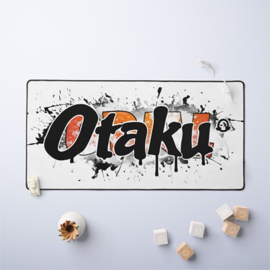 Otaku Slogan Urban Style Schreibtischunterlage (Kindertisch)