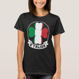 O'Talian Saint Patrick mit irischer und italienisc T-Shirt