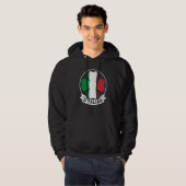 O'Talian Saint Patrick With Irish & Italia Flag on Hoodie (Vorne ganz)