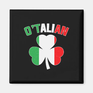 O'talian St Patricks Irisch Italienische Männer Fr Magnet