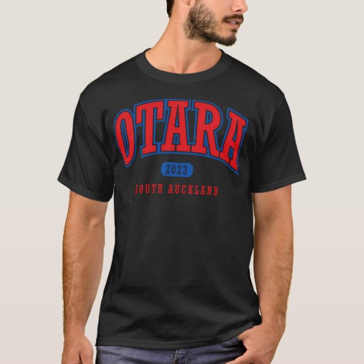 Otara Süd Auckland University Uni Neuseeland T-Shirt (Vorderseite)