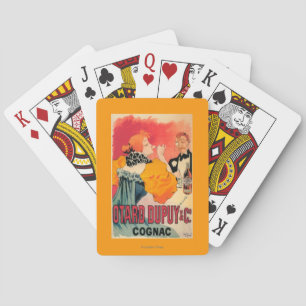 Otard-Dupuy & CO. Cognac Werbeplakat Spielkarten