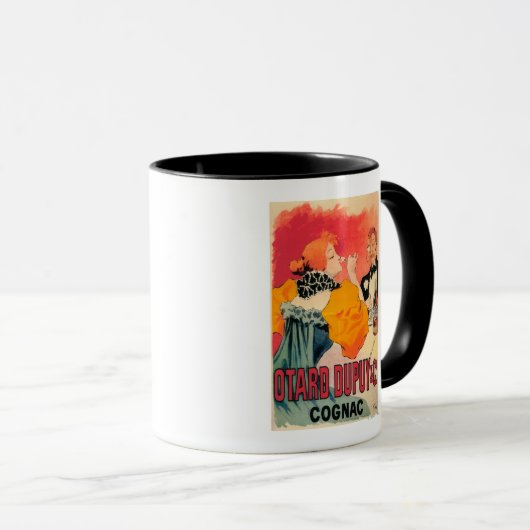Otard-Dupuy & CO. Cognac-Werbeplakat Tasse (VorderseiteRechts)