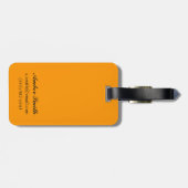 Otard-Dupuy u. Co.-Kognak-förderndes Plakat Gepäckanhänger (Rückseite horizontal)