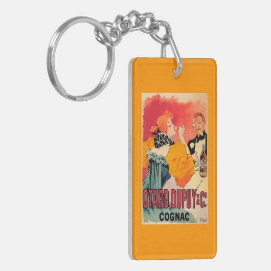 Otard-Dupuy u. Co.-Kognak-förderndes Plakat Schlüsselanhänger (Vorderseite links)
