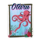 Otaru Japan Tintenfisch Reiseplakat Magnet (Vertikal)