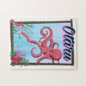 Otaru Japan Tintenfisch Reiseplakat Puzzle (Horizontal)