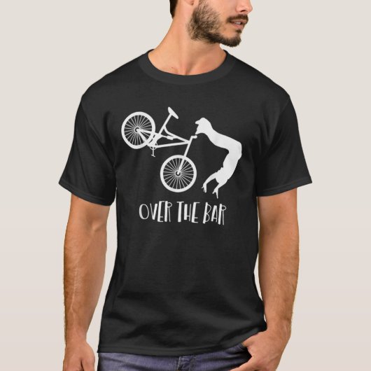 OTB über dem Bar Funny Mountain Bike Funny Bike T-Shirt (Vorderseite)