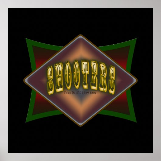 OTC Billardpresse Poster oder Canvas Print (Vorne)