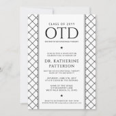 OTD Doktor des Abschlusses für Arbeitstherapie Einladung (Vorderseite)