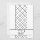 OTD Doktor des Abschlusses für Arbeitstherapie Einladung (Rückseite)