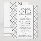 OTD Doktor des Abschlusses für Arbeitstherapie Einladung (Vorne/Hinten)