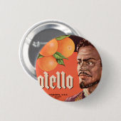 Otello Orange Etikett Button (Vorne & Hinten)
