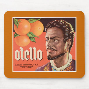 Otello Orange Etikett Mousepad